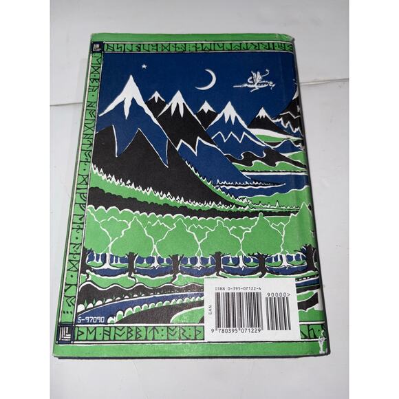 The Hobbit JRR Tolkien book dust cover - Picture 2 of 4